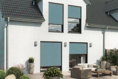 Kubische Mini-Senkrechtmarkise